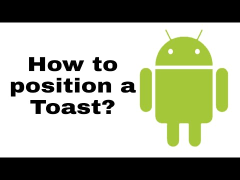 Android Beginner -How to position toast? by Android developer world