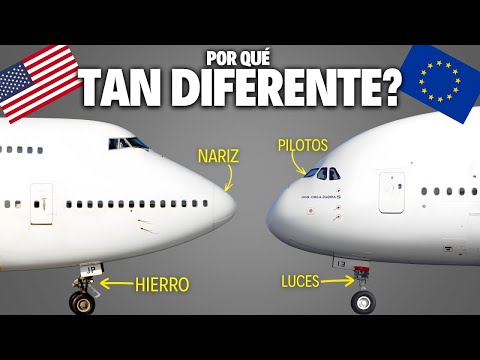 ¿POR QUÉ LOS AVIONES AMERICANOS Y EUROPEOS SON TAN DIFERENTES?