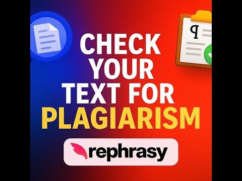 Rephrasy Plagiarism Checker Tutorial | Check for Plagiarism in Your Content