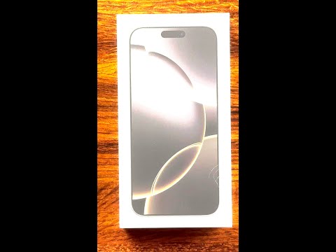 iPhone 16 Pro Max Natural Titanium Unboxing #asmr #iphone16promax