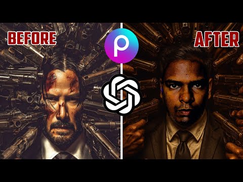 How to Edit Yourself Into John Wick Style Poster (Mobile Tutorial)