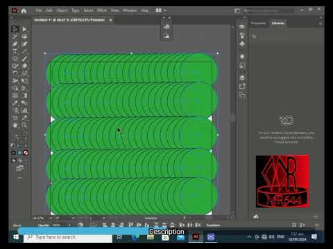 how to create grass effect in Adobe illustrator tutorial
