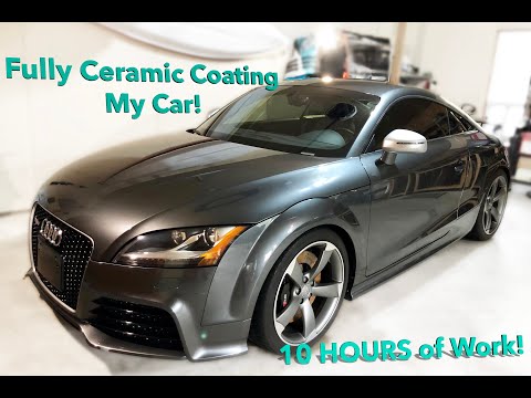 I ceramic coated My TT RS! 10 HOUR prep, polishing, and coating