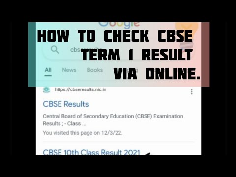 Cbse Term1 Result |How to check Cbse Term1 result 😱 #cbseterm1result