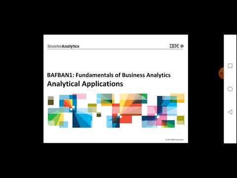 Analytical Applications