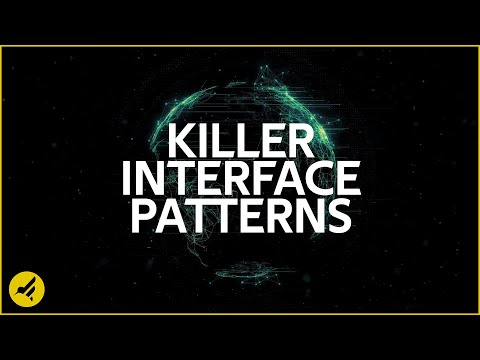 MASTERCLASS - KILLER INTERFACE PATTERNS