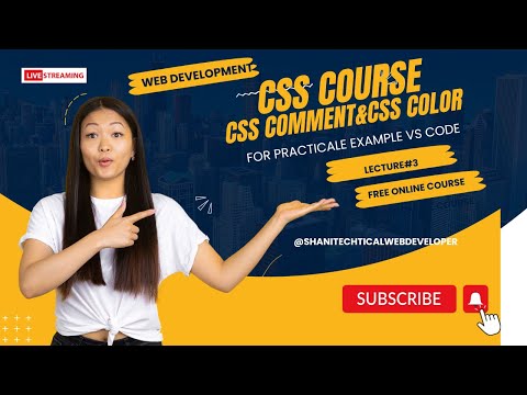 CSS Tutorial: Comment in CSS|Colors In CSS  | Web Development Tutorials #lecture 3 in urdu/hindi