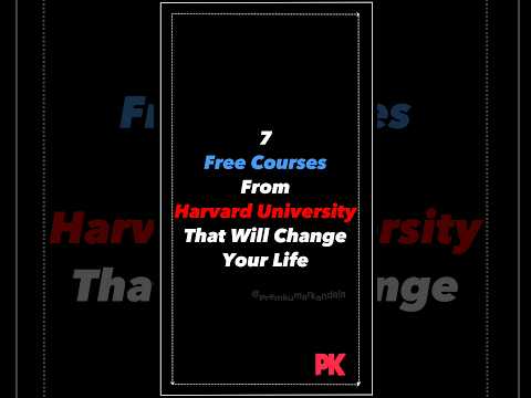 7 Free Courses From Harvard University That Will Change Your Life #course #harvard #university