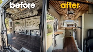 How I Built A DIY Camper Van Conversion Start To Finish