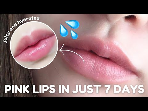 How to Make Your Lips Pink and Juicy Naturally 💋✨