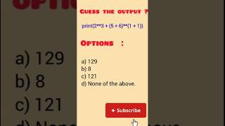 Quick Python quiz! Can you get it right? Comment your answer below!#pythonquiz #pythonreels