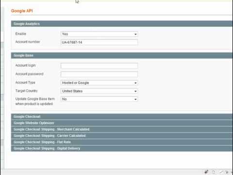 Setting Up Google Base and Analytics In Magento Store