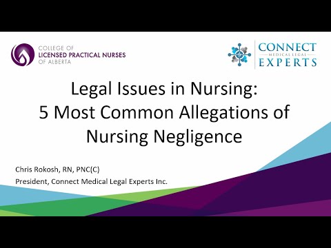 Five Most Common Allegations of Nursing Negligence | Legal Issues in Nursing Pt.4