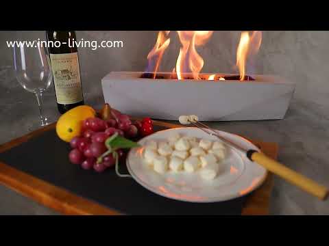 Mini Concrete Fire Pit | Indoor Small Fire Pit | Concrete Bowl