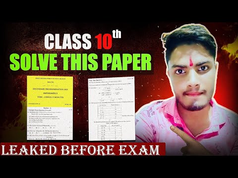 🔥Class 10 Maths Pre-Board 2025 | Complete Solution for RBSE/CBSE Board Exam Preparation 📚