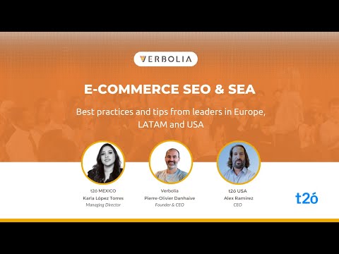 Webinar | Ecommerce SEO and SEA: Best practices and tips from global leaders!