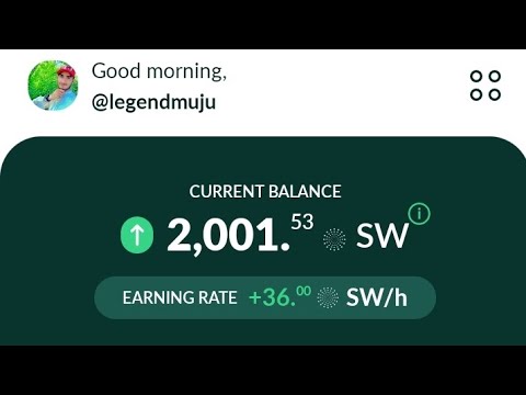 HOW TO INCREASE EARNING/HOUR IN SUNWAVES|HOW TO VARIFY SW WITH X|HOW TO GET FREE BOOSTER IN SW