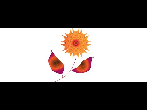 How to blend flower in adobe illustrator- Adobe illustrator tutorial