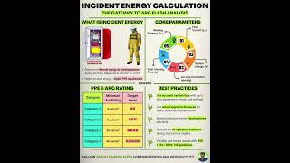 Incident Energy Calculation #arcflash #electricalsafety #powersystems