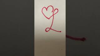 Calligraphy for letter L#calligraphyfamily #calligraphyalphabet #calligraphicalphabets ✨💖