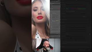 Retouching lips in Lightroom Classic