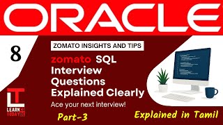 Zomato SQL Interview Question Explained 🔍 | Real Case Study Deep Dive for Data Analysts  — Part-3