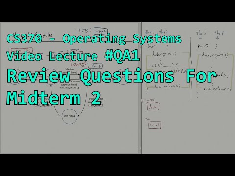 Review questions for midterm 2 | cs370