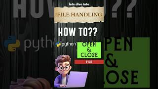 File handling in python || How to open and close file || #file #handling #python #beginners
