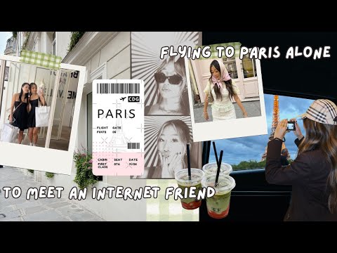 PARIS VLOG #1: flying to europe alone for the first time | Hannah Sophia