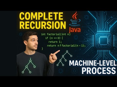 Master Recursion in Java | Machine-Level Execution Explained for Beginners & Interviews