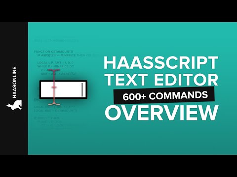 Learn about new hidden features in our HaasScript Text Editor