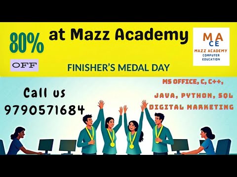 Finisher's Medal Day #bestcomputertraininginstitute #computereducation #javacourse #pythoncourses