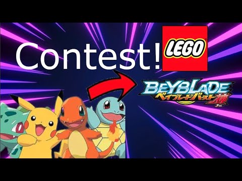 I turned a Pokemon into a Lego Beyblade Contest! #PokemonBeybladeDC
