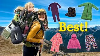 The BEST backpacking & hiking gear for babies & toddlers!