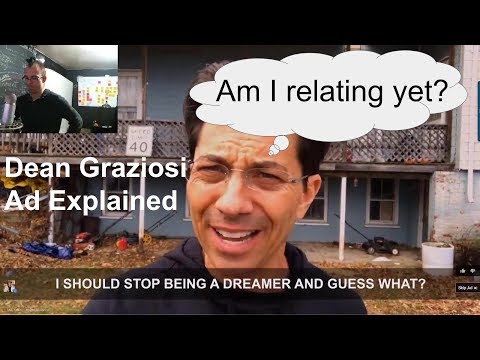 Dean Graziosi - Free Book Funnel YouTube Ad - Backyard Relating, Social Proof, Authority, CTA, etc.!
