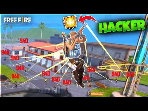 HEADSHOTHACKER ON MY MATCH|| HACKER IN TRAINING MODE || GARENA FREE FIRE || Mr. SNIPER SK