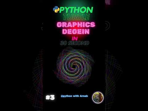 Python turtle project||coding||graphic design#pythonshorts#design #viralvideo#shorts