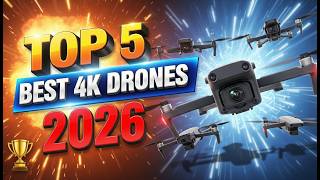 Best 4K Camera Drones for Beginners & Adults 2026