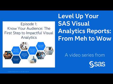 Know Your Audience: The First Step to Impactful Visual Analytics | From Meh to Wow Ep. 1
