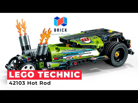 LEGO Technic 42103 Hot Rod Speed Build
