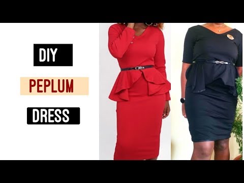 DIY PEPLUM DRESS [EASY]