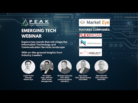 Emerging Tech Webinar