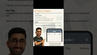 What is AppBar in Flutter? | Flutter Top Bar Explained | Developer G