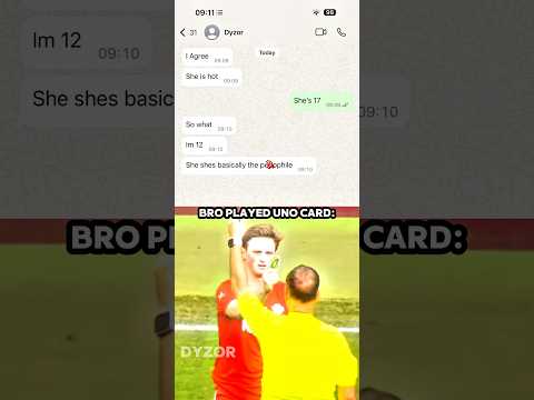 Bro played uno card 😈