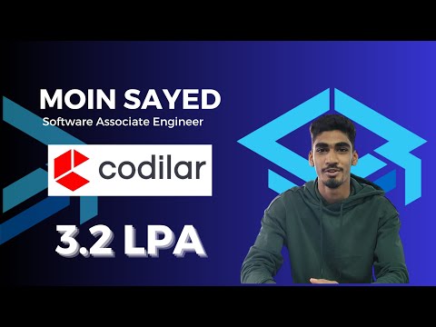 Moin Sayed's Journey: From Cleancode to Associate Software Engineer at Codilar
