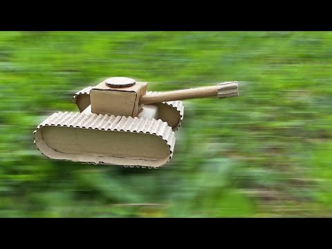Make a Cardboard Tank FAST with These Step !