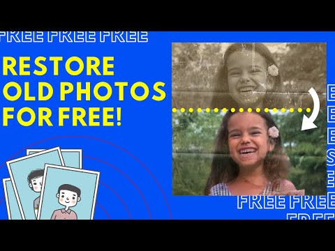 Restore Old Photos (DIY) for FREE | Old Images Restoration without Photoshop!