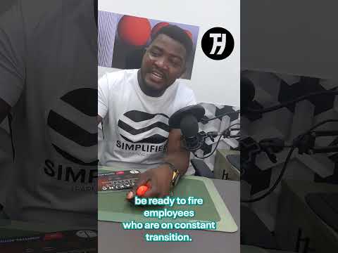 Don't be Afraid to let stubborn employees go.