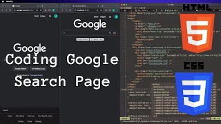 Coding Google Search Page - [Cloning Web Pages #02]