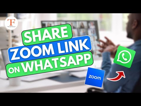 How to Share Zoom meeting Link on WhatsApp in 2025 | Tutorial Factory